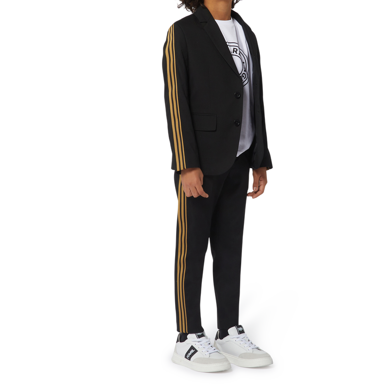 Feestelijke blazer met strepen KARL LAGERFELD KIDS 
                        BOY