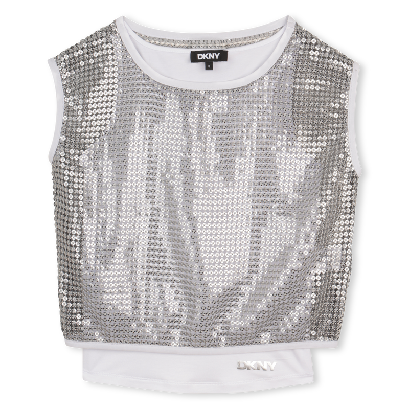Tee-shirt 2 en 1 DKNY 
                        FILLE