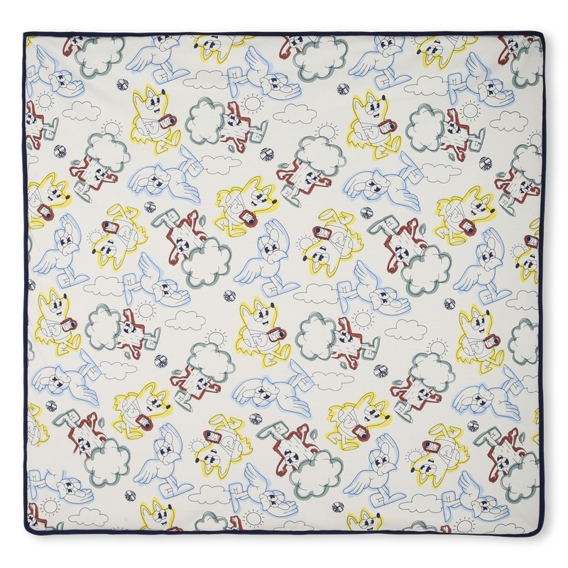 Couverture carr&eacute;e r&eacute;versible TIMBERLAND 
                        GARCON