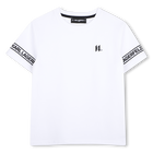 T-shirt met korte mouwen, WIT, hi-res