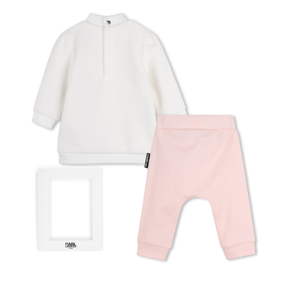 Complete set van jurk en broek KARL LAGERFELD KIDS MEISJE