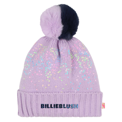 Bonnet &agrave; pompon orn&eacute; de sequins BILLIEBLUSH FILLE