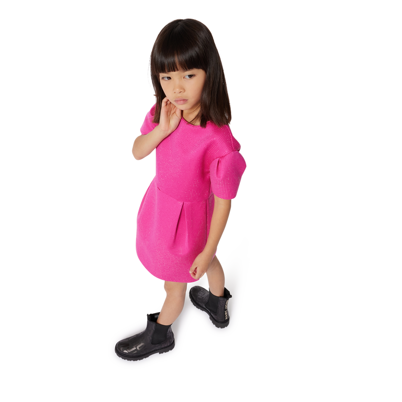 Feestelijke jurk van satijn MARC JACOBS 
                        GIRL