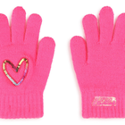 Gants avec coeur orn&eacute; de sequins BILLIEBLUSH 
                    FILLE
