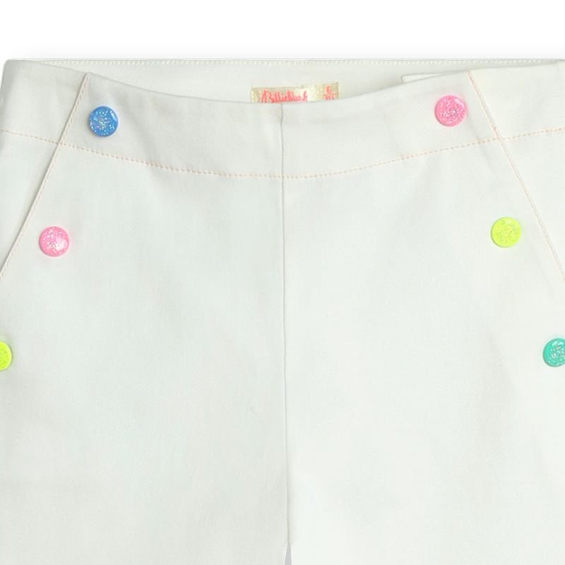 Brede broek van twill