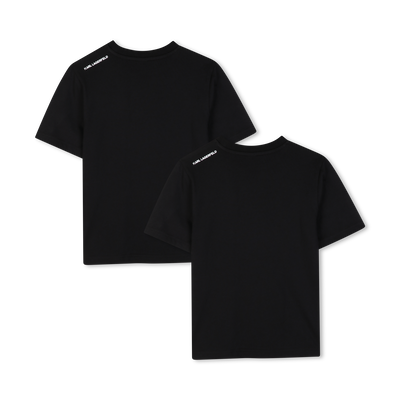 SET VAN 2 T-SHIRTS MET KORTE MOUWEN KARL LAGERFELD KIDS BOY