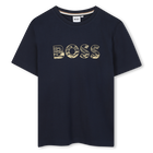 T-shirt met korte mouwen, MARINE, hi-res