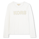 Jersey T-shirt met lange mouwen MICHAEL KORS 
                    GIRL