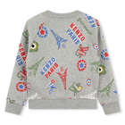 Fleece sweater met opdruk KENZO KIDS 
                    BOY