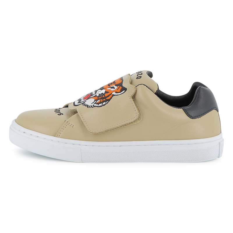 Baskets en cuir de vache KENZO KIDS 
                        UNISEXE