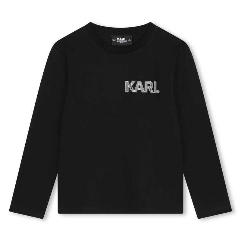 T-shirt  manches longues KARL LAGERFELD KIDS 
                        GARCON