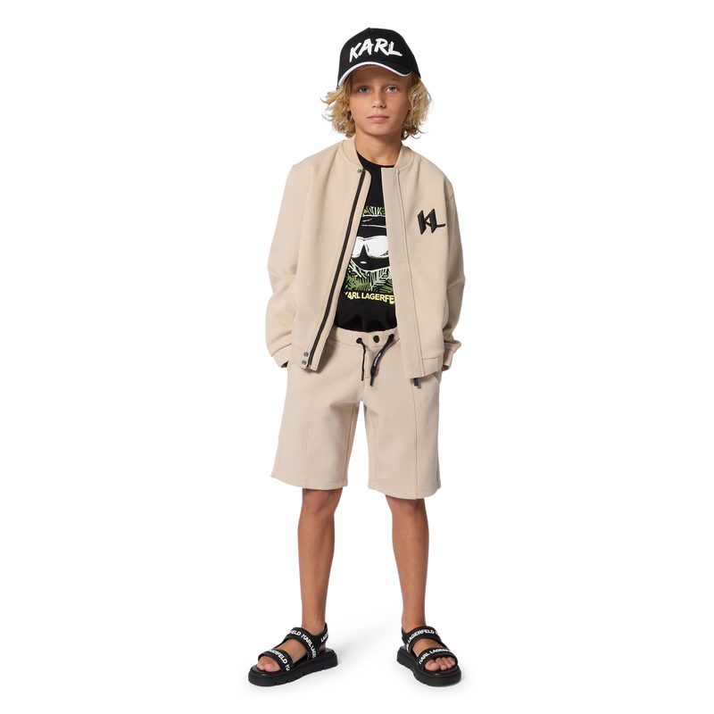 BERMUDA MET ELASTISCHE TAILLE KARL LAGERFELD KIDS 
                        BOY