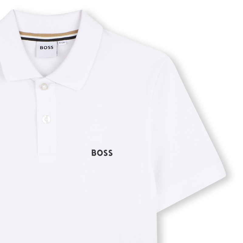 POLOSHIRT MET KORTE MOUWEN BOSS 
                        BOY