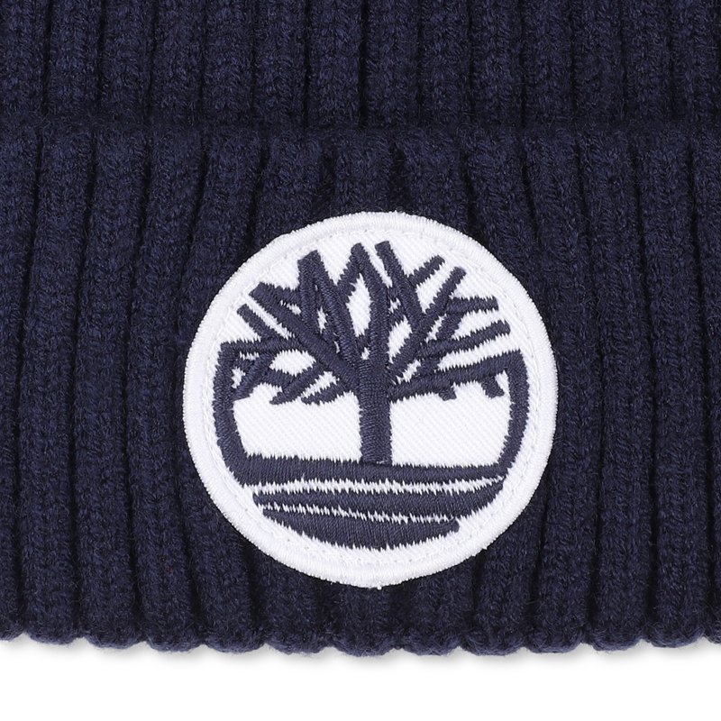 Gebreide badge muts met logo TIMBERLAND 
                        BOY