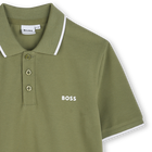 Effen polo van katoenpiqu&eacute; BOSS 
                    BOY