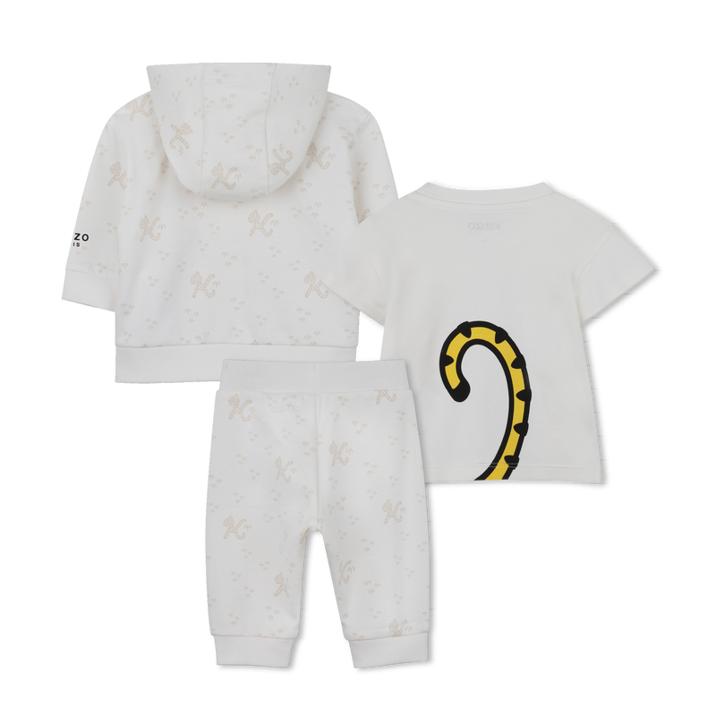 ENSEMBLE T-SHIRT, CARDIGAN ET PANTALON KENZO KIDS 
                        UNISEXE