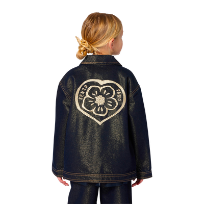 Veste en denim KENZO KIDS FILLE