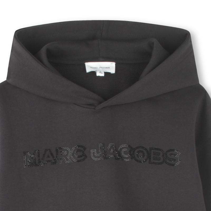 Sweat-shirt court molletonn&eacute; MARC JACOBS 
                        FILLE