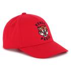Casquette brod&eacute;e en coton, ROUGE VIF, hi-res