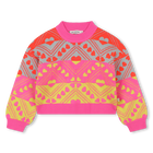 Pull tricot motifs coeurs BILLIEBLUSH 
                    FILLE