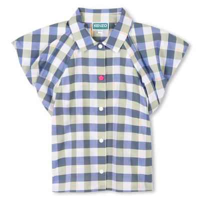 Blouse manches courtes coton KENZO KIDS FILLE