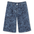 Bermuda en jean imprim&eacute; KENZO KIDS 
                    GARCON