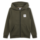 Cardigan de jogging, OLIVE NIGHT, hi-res