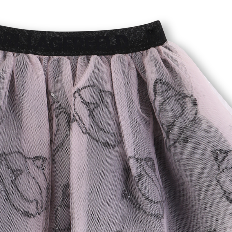 ENSEMBLE T-SHIRT ET JUPE KARL LAGERFELD KIDS 
                        FILLE