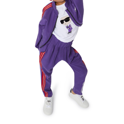 T-shirt avec imprim&eacute; plac&eacute; KARL LAGERFELD KIDS FILLE