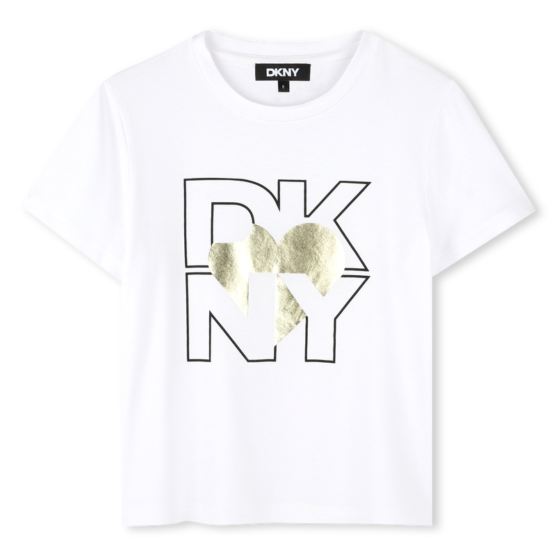 T-shirt &agrave; manches courtes DKNY 
                        FILLE