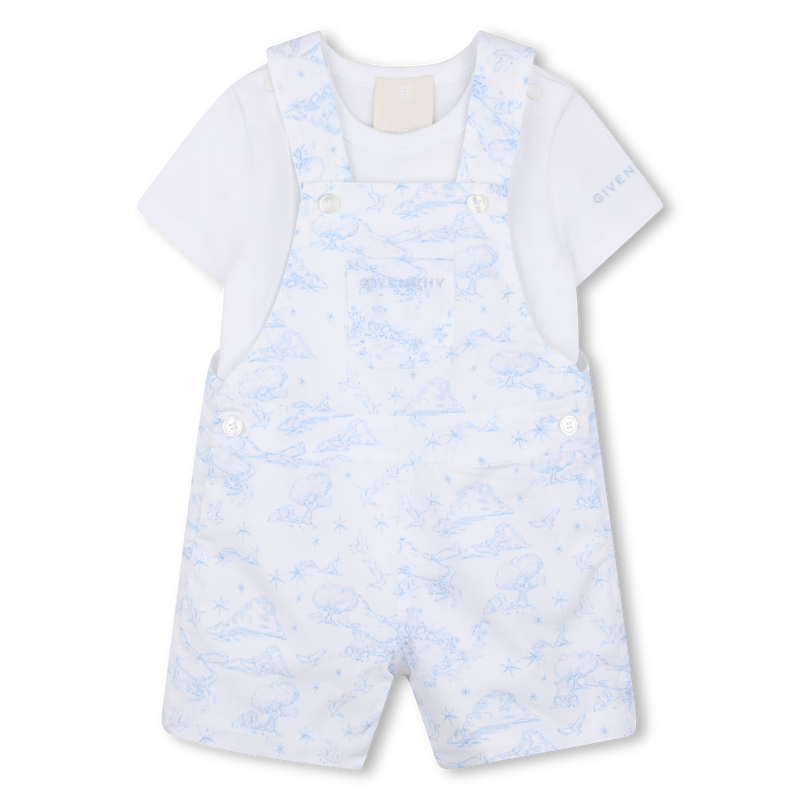 ENSEMBLE T-SHIRT ET SALOPETTE GIVENCHY 
                        UNISEXE