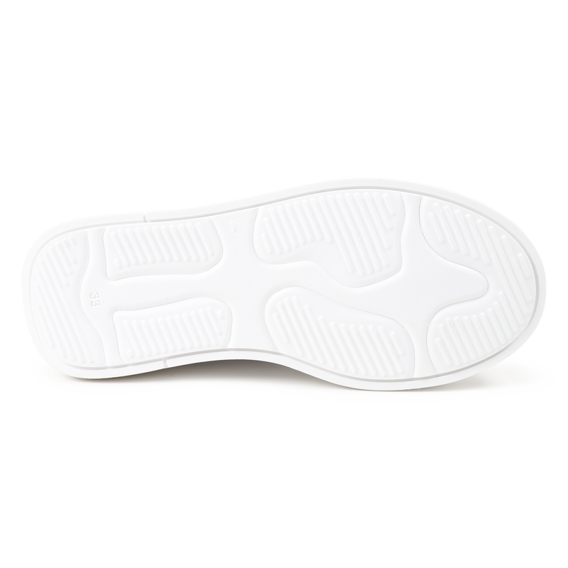 Leren sneakers met veters