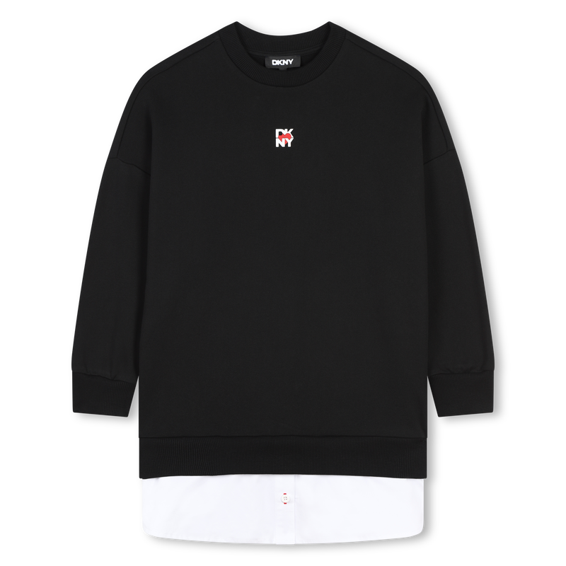 Robe &agrave; manches longues DKNY 
                        FILLE