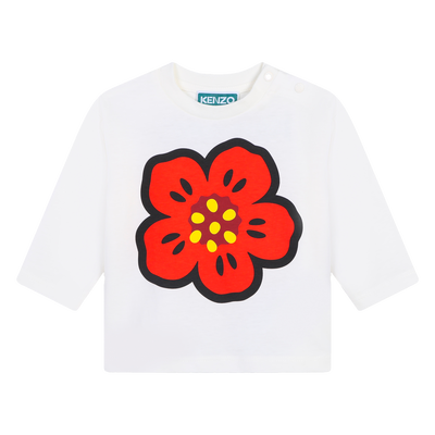 T-shirt &agrave; manches longues KENZO KIDS FILLE