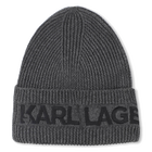 Gebreide muts + nekwarmer set KARL LAGERFELD KIDS 
                    BOY
