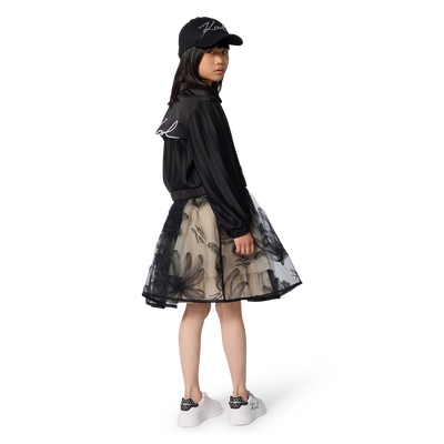Jas met geplooide mouwen KARL LAGERFELD KIDS GIRL