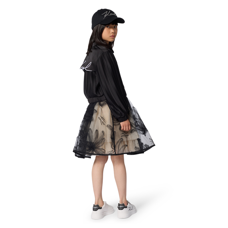 Veste manches pliss&eacute;es KARL LAGERFELD KIDS 
                        FILLE