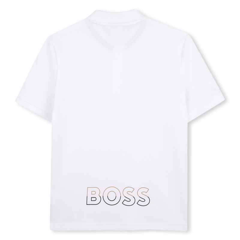 POLOSHIRT MET KORTE MOUWEN BOSS 
                        BOY