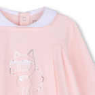 Langarm jurk KARL LAGERFELD KIDS 
                    GIRL