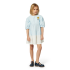 Robe &eacute;vas&eacute;e bicolore KENZO KIDS 
                    FILLE
