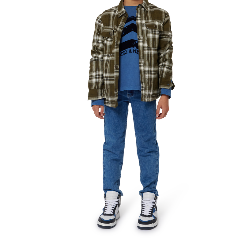 Chemise matelass&eacute;e en coton ZADIG & VOLTAIRE 
                        GARCON