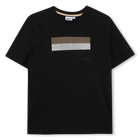 Tee-shirt manches courtes, NOIR, hi-res