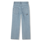 Jean ajustable orn&eacute; de sequins DKNY 
                    FILLE