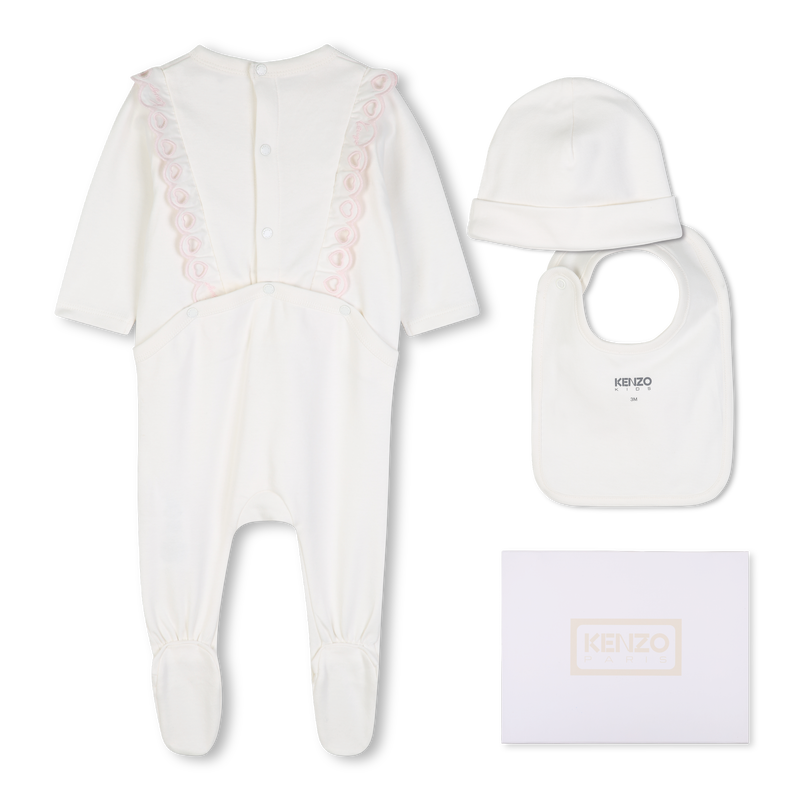 Pyjama set, muts en slabbetje KENZO KIDS 
                        MEISJE