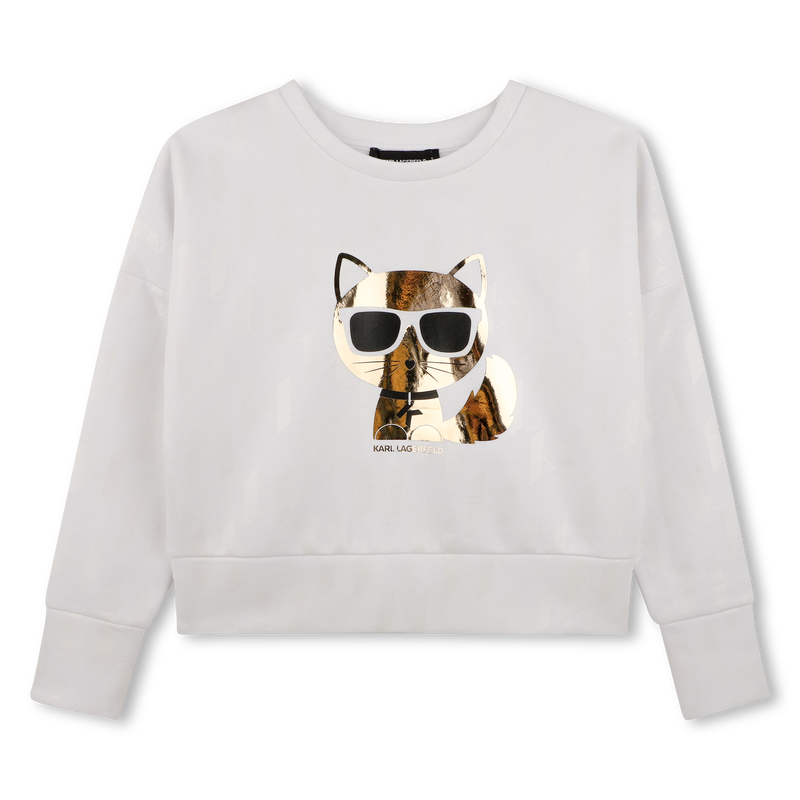 Langsleeve sweatshirt KARL LAGERFELD KIDS 
                        MEISJE