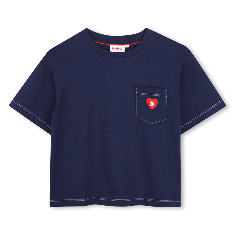 Tee-shirt manches courtes HUGO 
                        FILLE