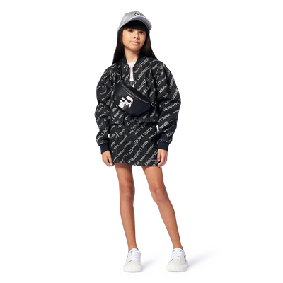 Verstelbare pet met badge KARL LAGERFELD KIDS GIRL