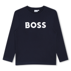 Tee-shirt manches longues, BLEU CARGO, hi-res
