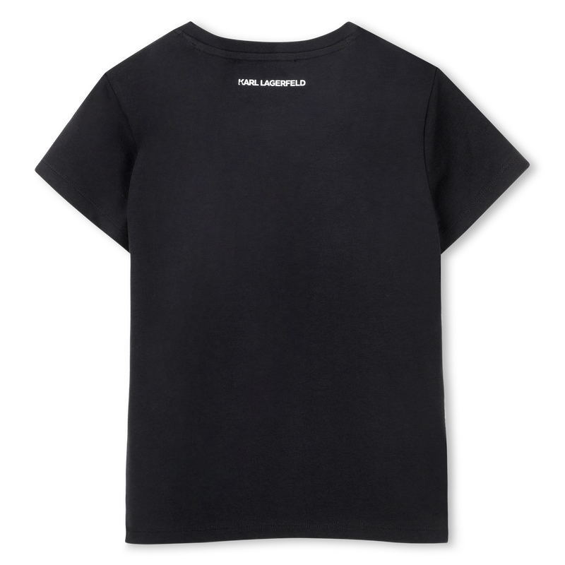T-SHIRT MET KORTE MOUWEN KARL LAGERFELD KIDS 
                        GIRL