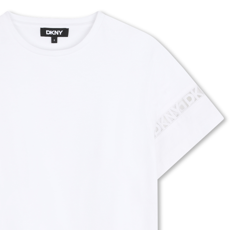 T-SHIRT MET KORTE MOUWEN DKNY 
                        GIRL